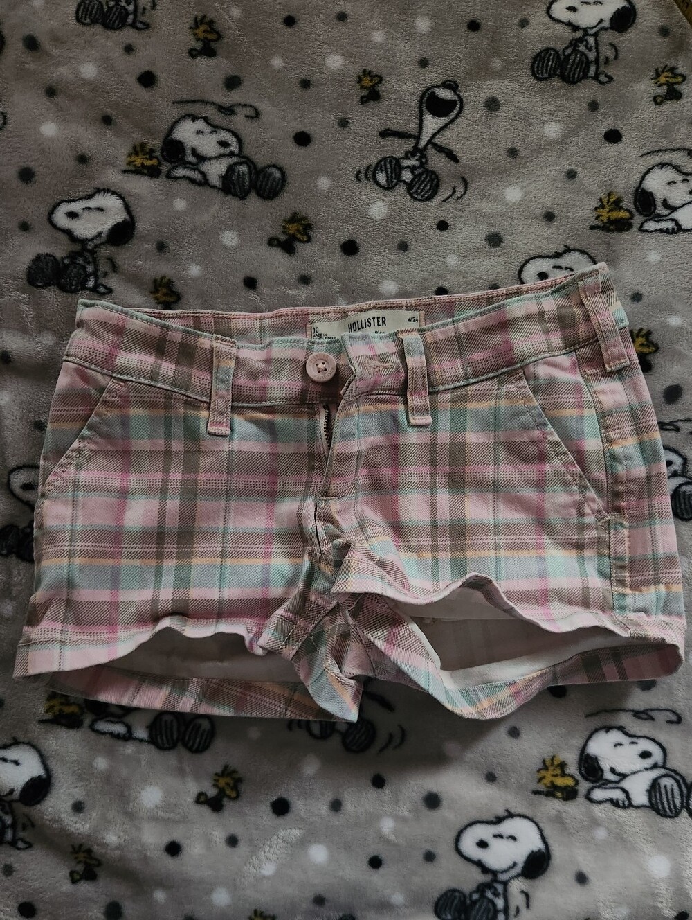 Hollister Plaid Shorts